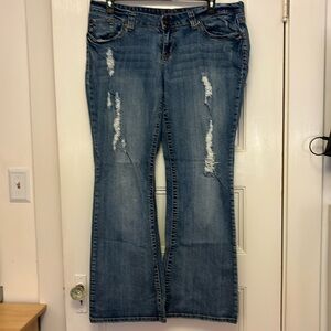 Amethyst flare jeans size 18